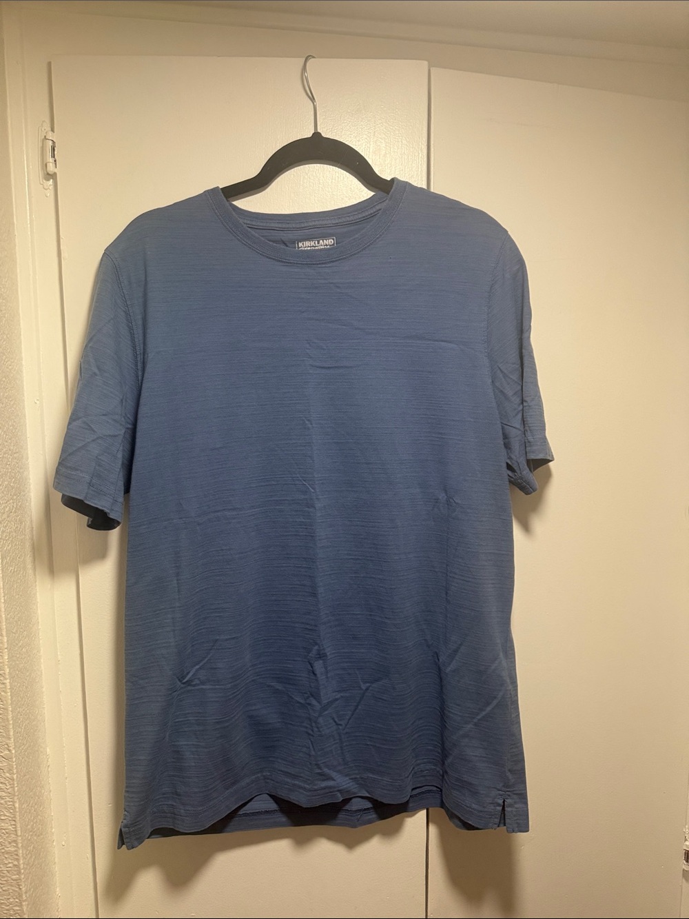 Kirkland Signature Men's Slate Blue Short-Sleeve Crewneck Tee